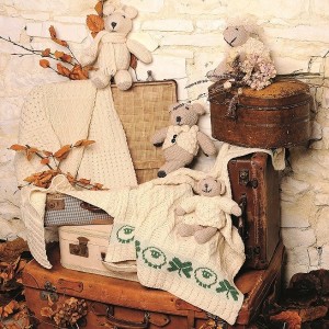 Sheep & Shamrock Baby Blanket