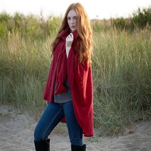 Celtic Cape Cropped Red